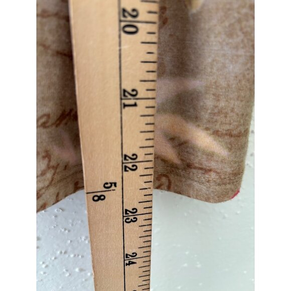 Coldwater Creek Floral Print Womens Long Sleeve Top L Fairy Bohemian - Picture 8 of 10